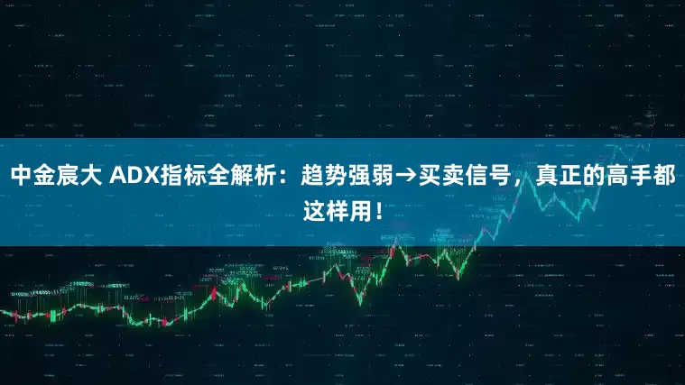 中金宸大 ADX指标全解析：趋势强弱→买卖信号，真正的高手都这样用！