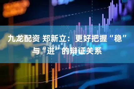 九龙配资 郑新立：更好把握“稳”与“进”的辩证关系